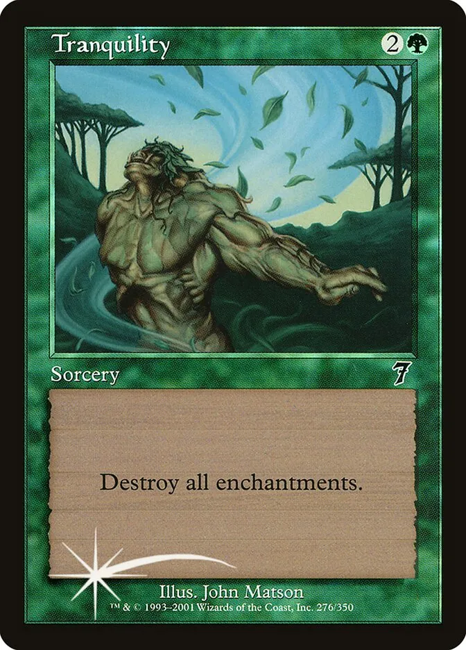 2001 Seventh Edition Tranquility #276★ common card image