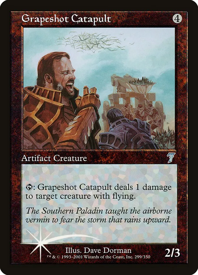 2001 Seventh Edition Grapeshot Catapult #299★ uncommon card image