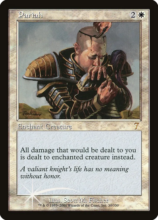 2001 Seventh Edition Pariah #30★ rare card image