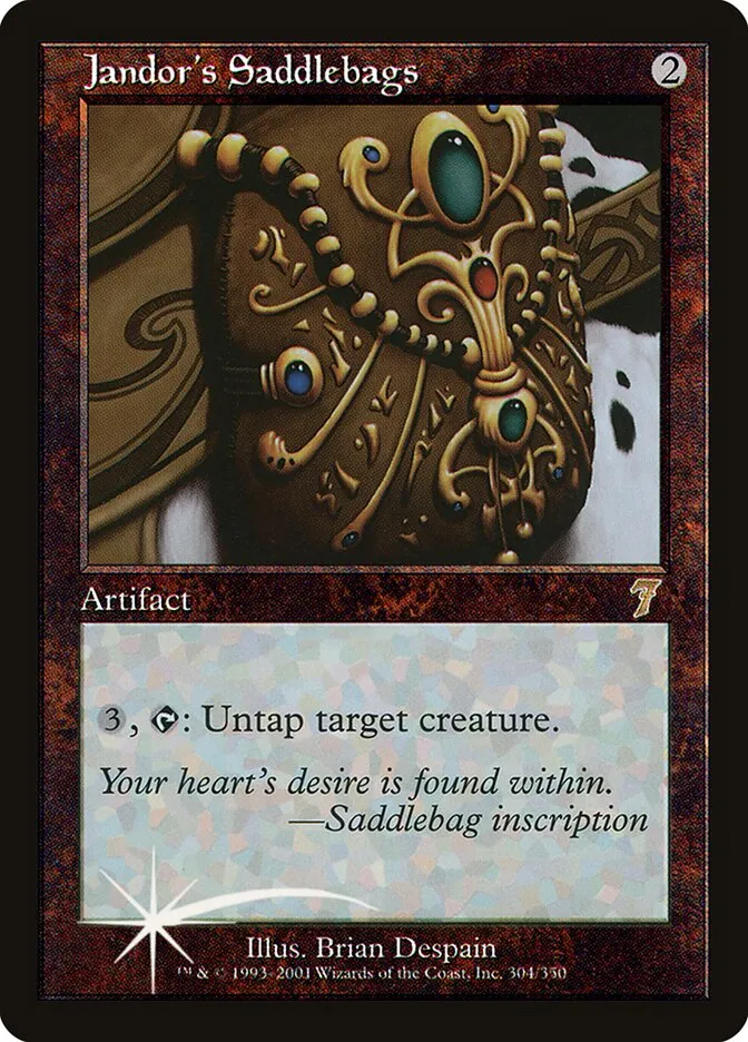 2001 Seventh Edition Jandor's Saddlebags #304★ rare card image