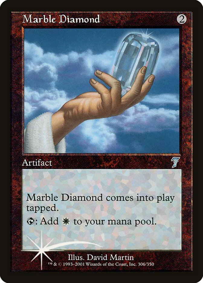 2001 Seventh Edition Marble Diamond #306★ uncommon card image