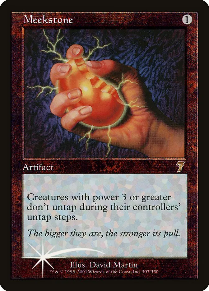 2001 Seventh Edition Meekstone #307★ rare card image