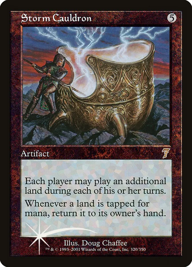 2001 Seventh Edition Storm Cauldron #320★ rare card image