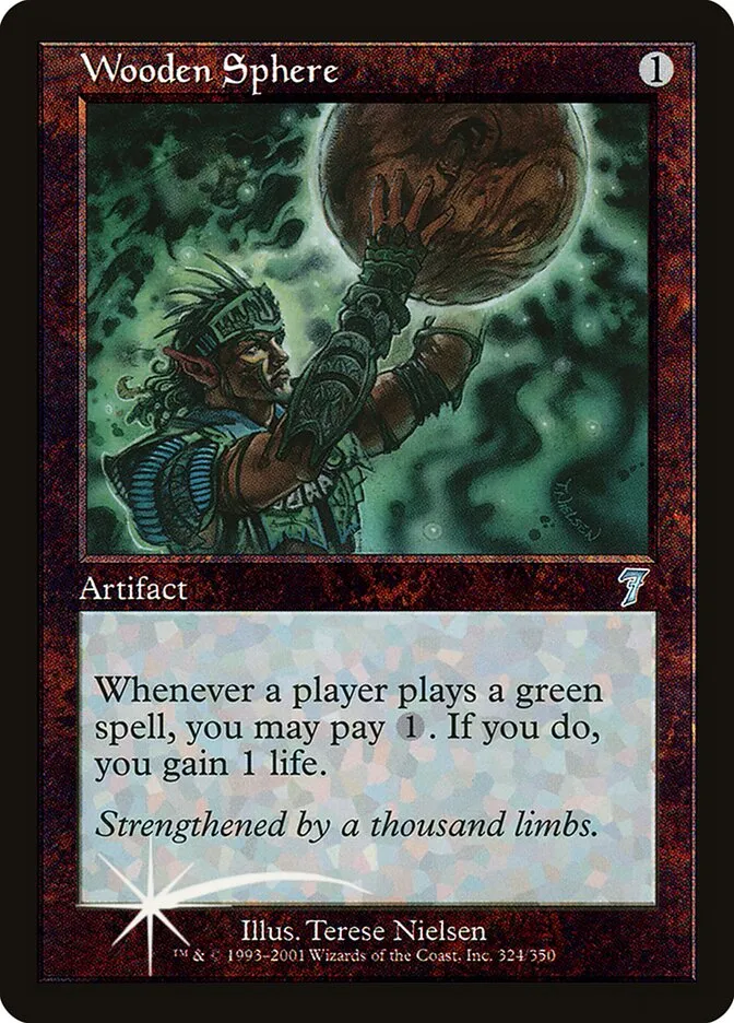 2001 Seventh Edition Wooden Sphere #324★ uncommon card image