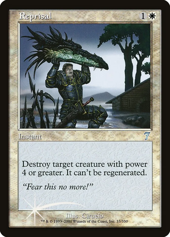 2001 Seventh Edition Reprisal #33★ uncommon card image