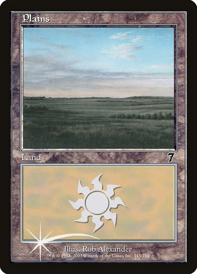 2001 Seventh Edition Plains common #343 common card image