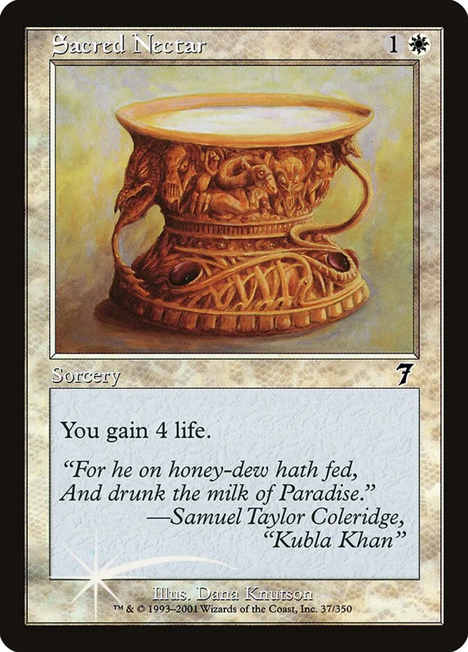 2001 Seventh Edition Sacred Nectar #37★ common card image