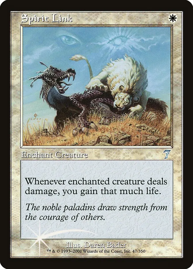 2001 Seventh Edition Spirit Link #47★ uncommon card image
