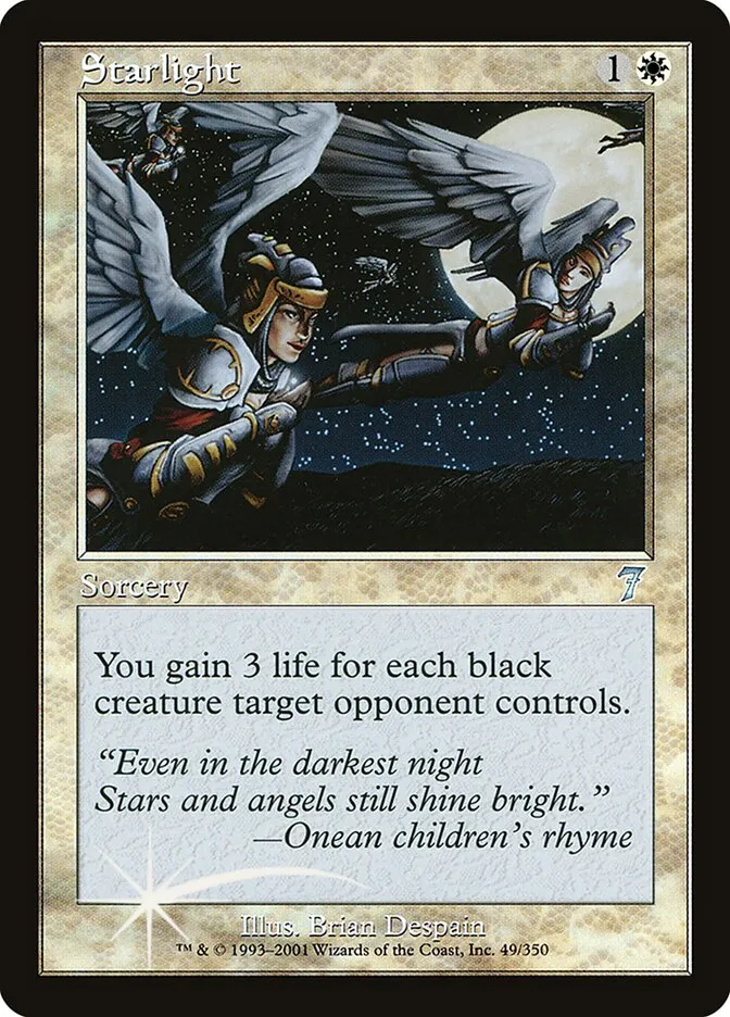 2001 Seventh Edition Starlight #49★ uncommon card image