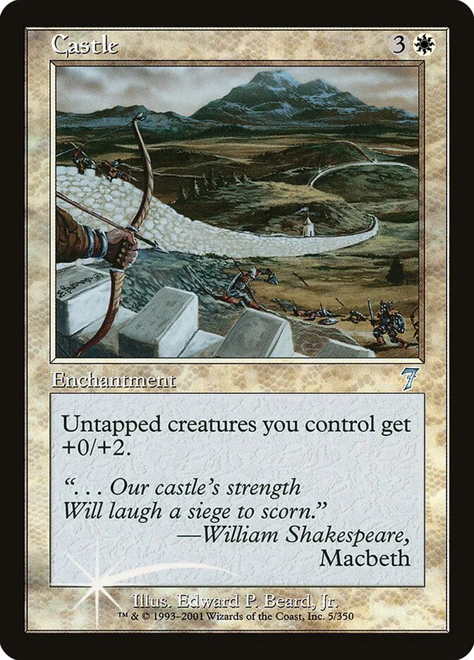 2001 Seventh Edition Castle #5★ uncommon card image