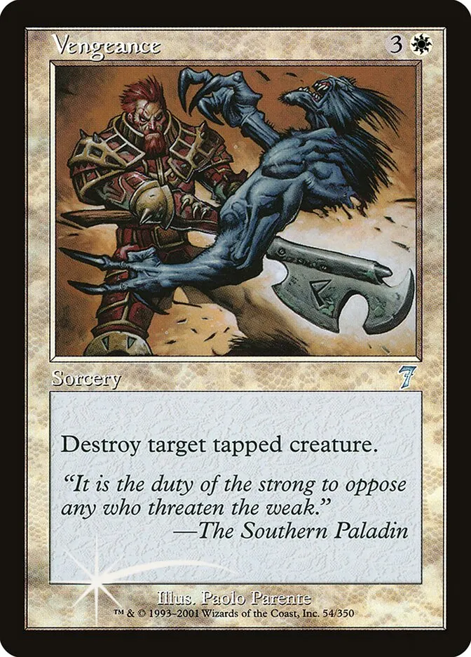 2001 Seventh Edition Vengeance #54★ uncommon card image