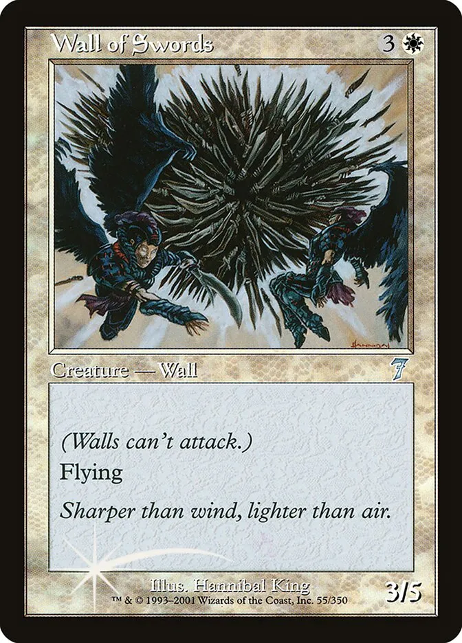 2001 Seventh Edition Wall of Swords #55★ uncommon card image