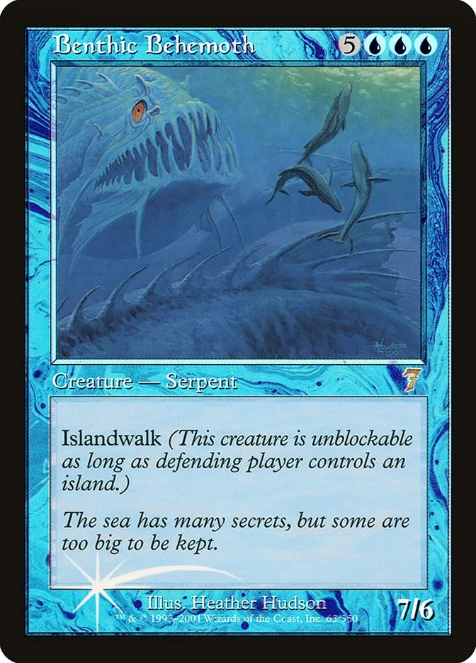 2001 Seventh Edition Benthic Behemoth #63★ rare card image