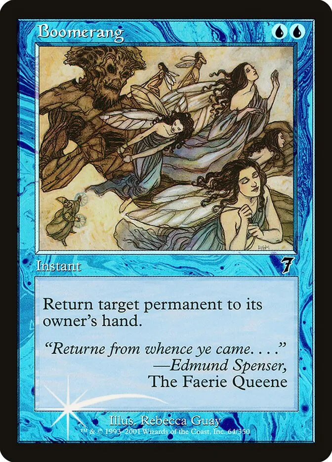 2001 Seventh Edition Boomerang #64★ common card image