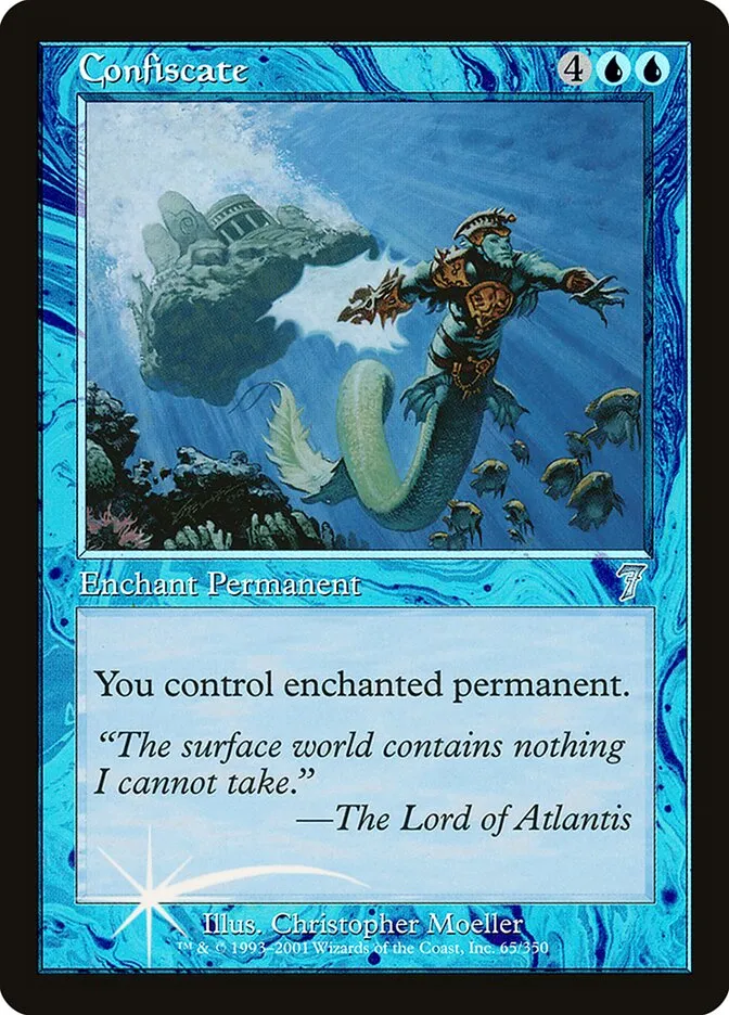 2001 Seventh Edition Confiscate #65★ uncommon card image