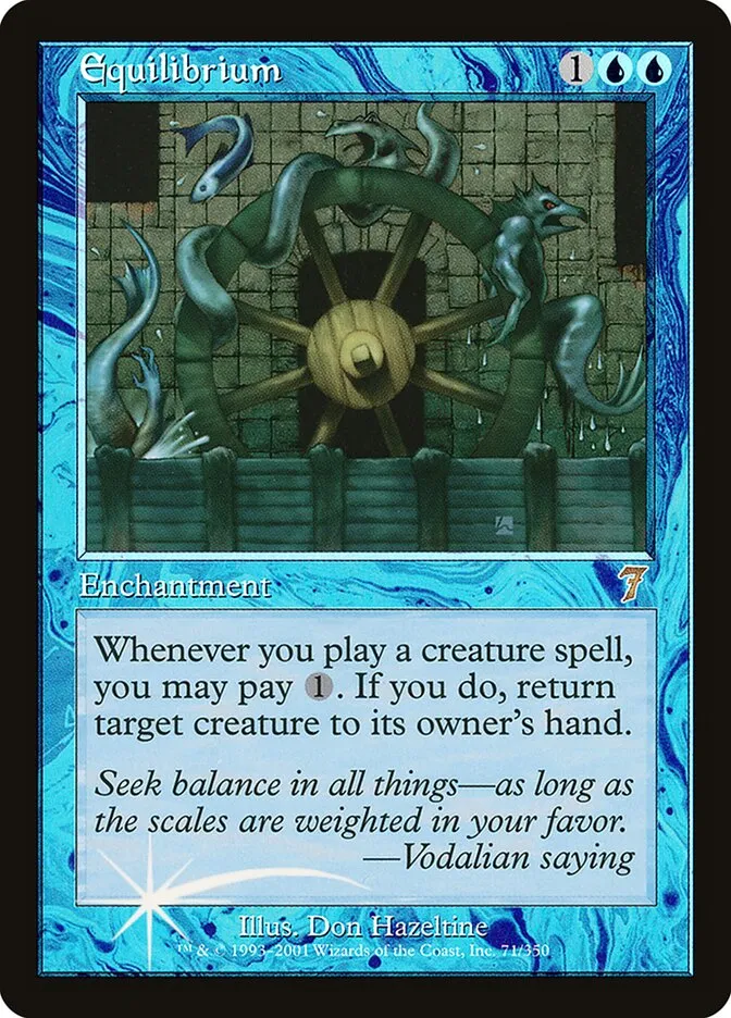 2001 Seventh Edition Equilibrium #71★ rare card image