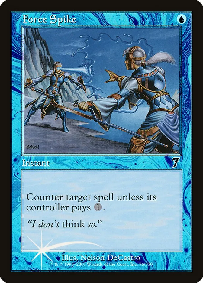 2001 Seventh Edition Force Spike #76★ common card image