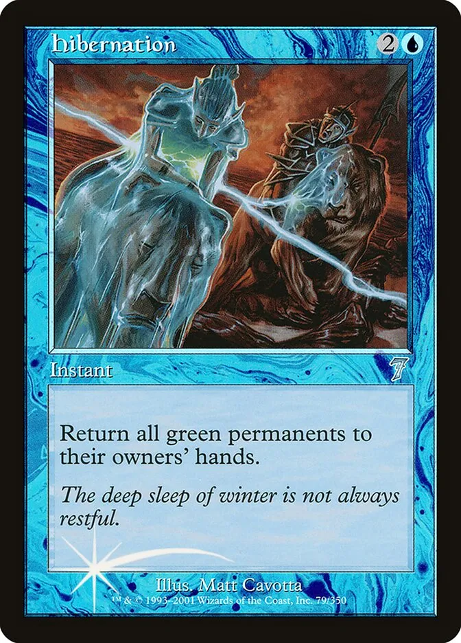 2001 Seventh Edition Hibernation #79★ uncommon card image