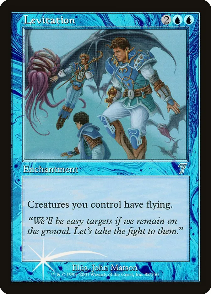 2001 Seventh Edition Levitation #82★ uncommon card image