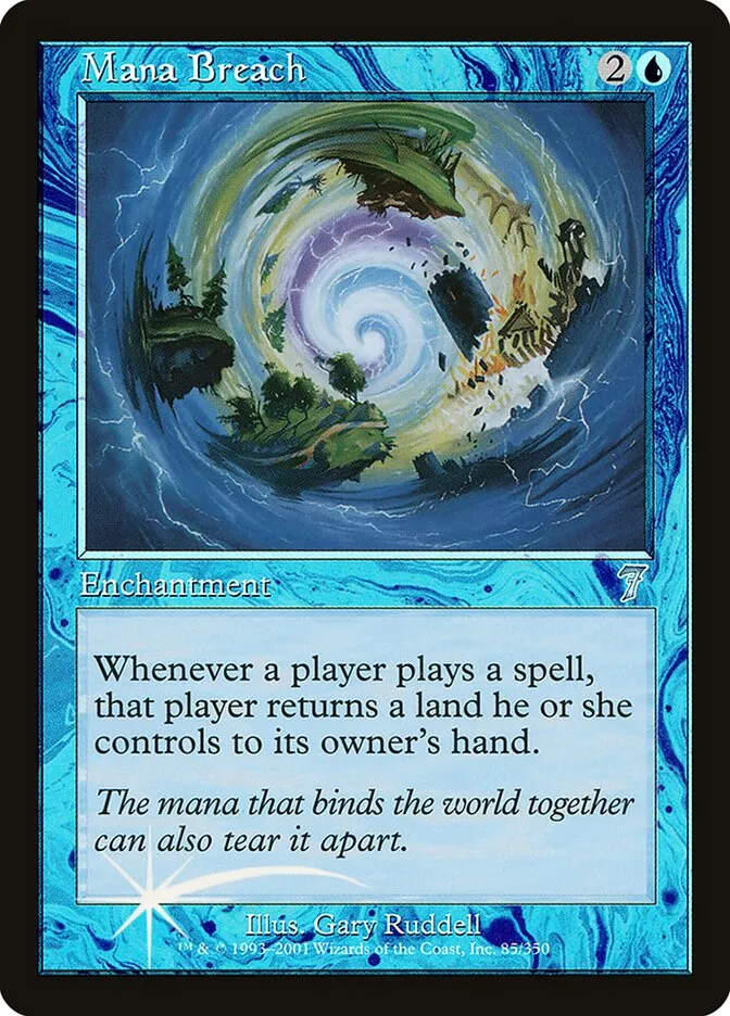 2001 Seventh Edition Mana Breach #85★ uncommon card image