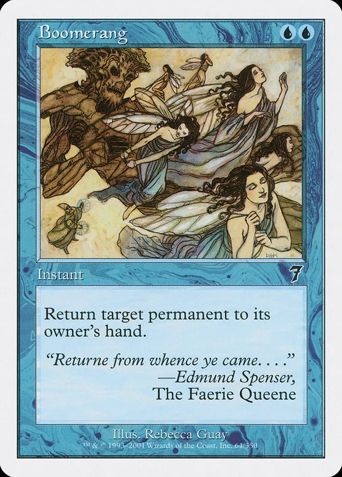 2001 Seventh Edition Boomerang #64 common card image