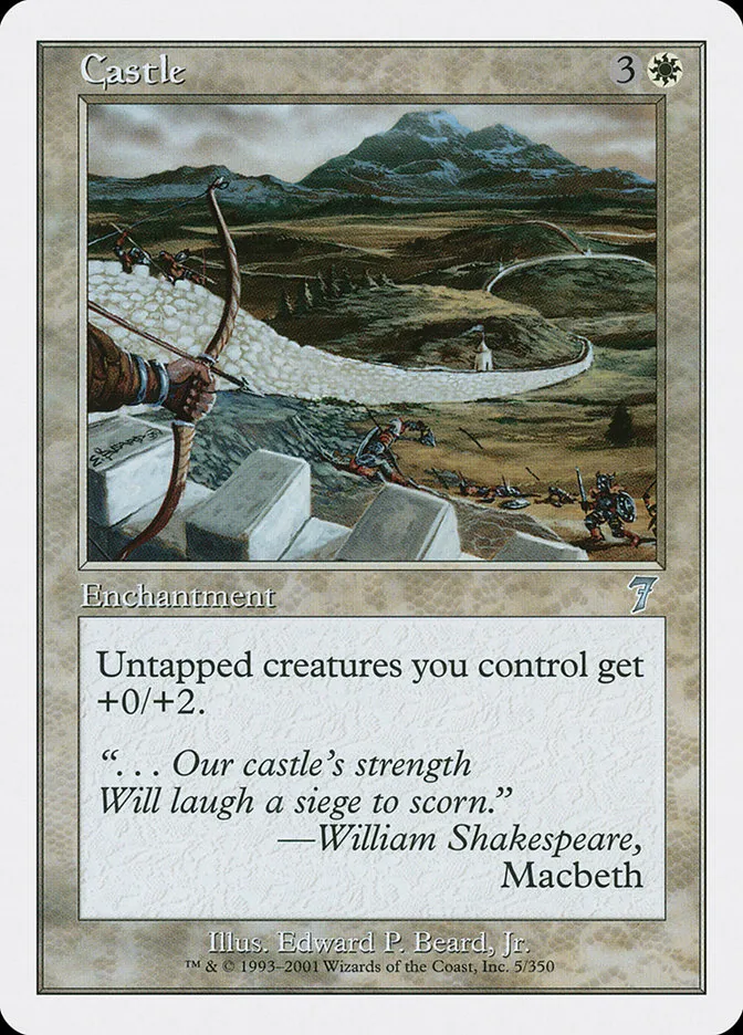 2001 Seventh Edition Castle uncommon #5 uncommon card image