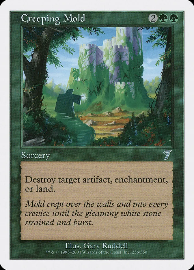 2001 Seventh Edition Creeping Mold uncommon #236 uncommon card image