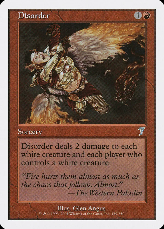 2001 Seventh Edition Disorder uncommon #179 uncommon card image