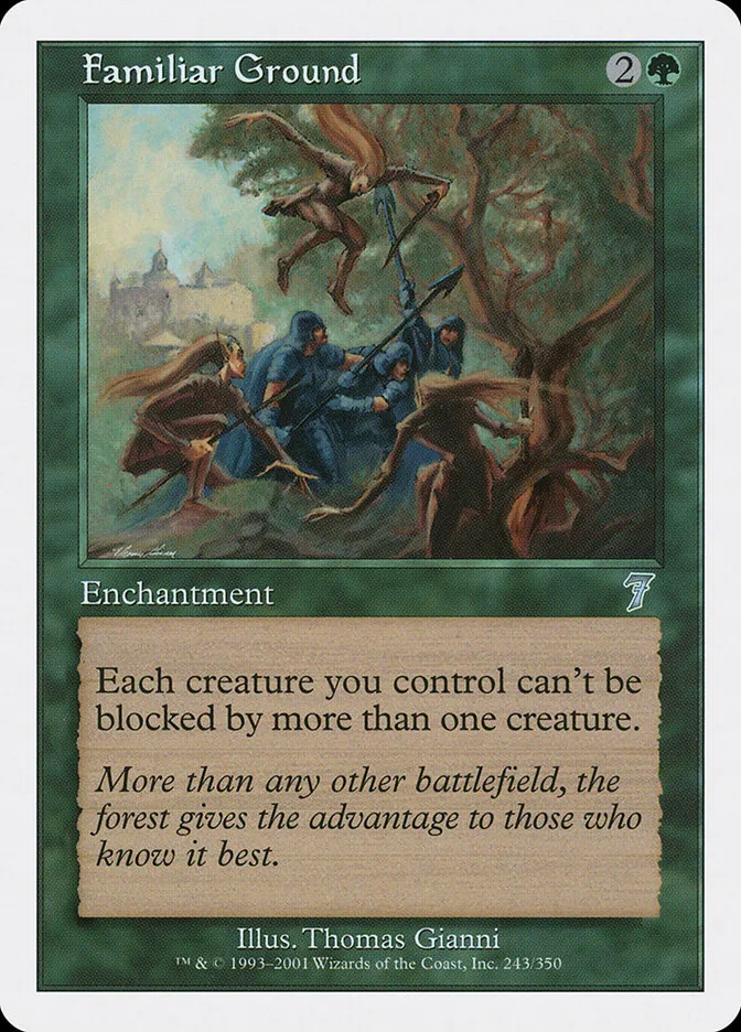 2001 Seventh Edition Familiar Ground uncommon #243 uncommon card image
