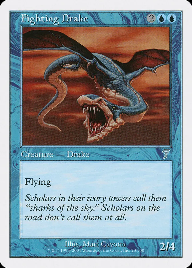 2001 Seventh Edition Fighting Drake uncommon #73 uncommon card image