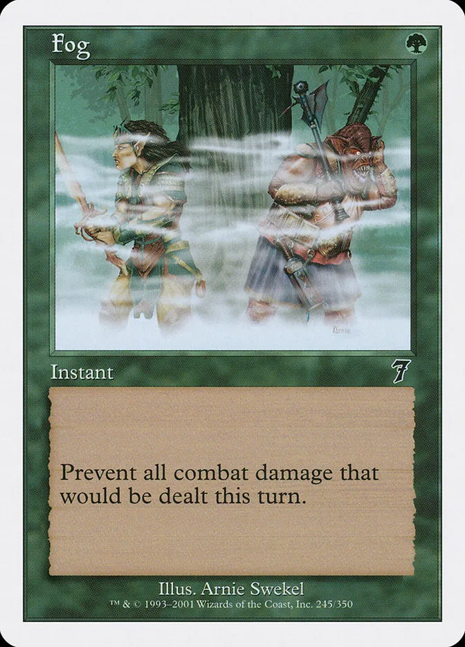 2001 Seventh Edition Fog #245 common card image