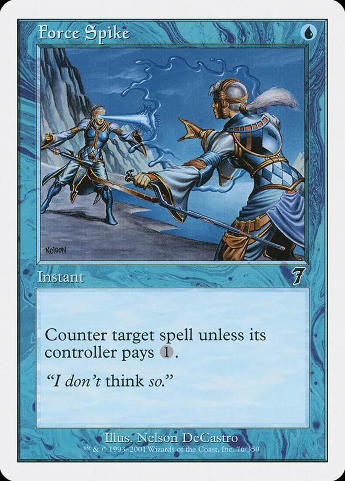 2001 Seventh Edition Force Spike common #76 common card image