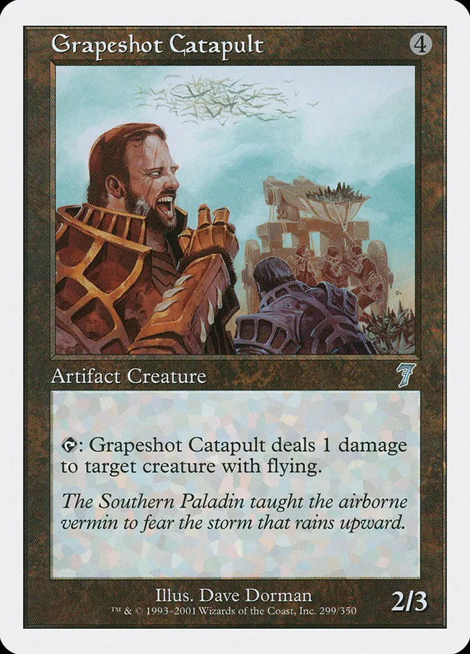 2001 Seventh Edition Grapeshot Catapult uncommon #299 uncommon card image