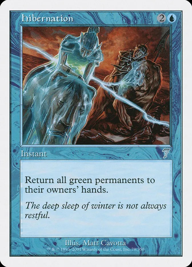 2001 Seventh Edition Hibernation uncommon #79 uncommon card image