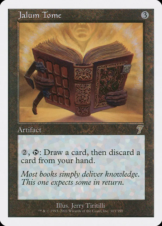 2001 Seventh Edition Jalum Tome rare #303 rare card image