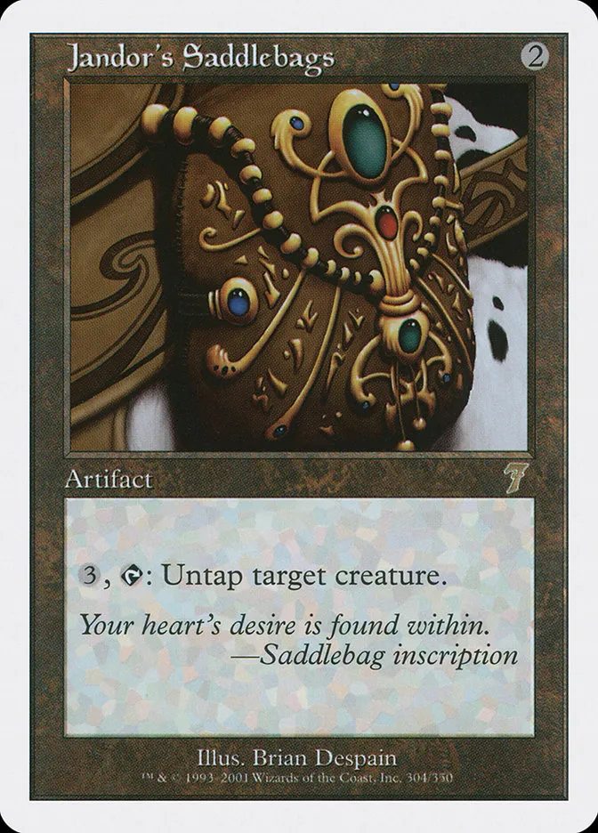 2001 Seventh Edition Jandor's Saddlebags #304 rare card image