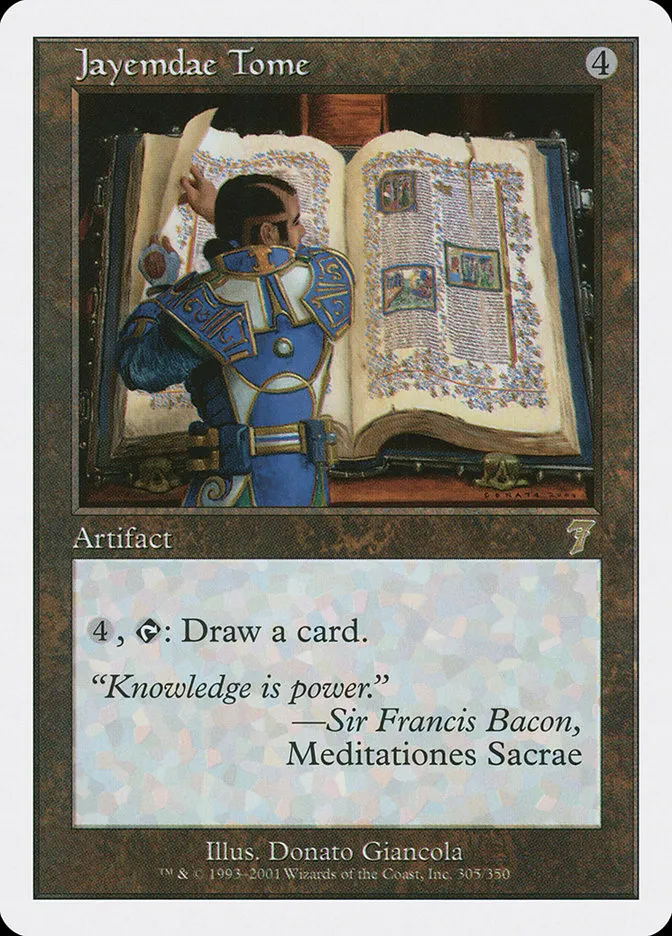 2001 Seventh Edition Jayemdae Tome rare #305 rare card image