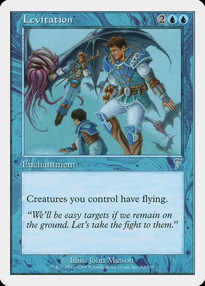 2001 Seventh Edition Levitation uncommon #82 uncommon card image