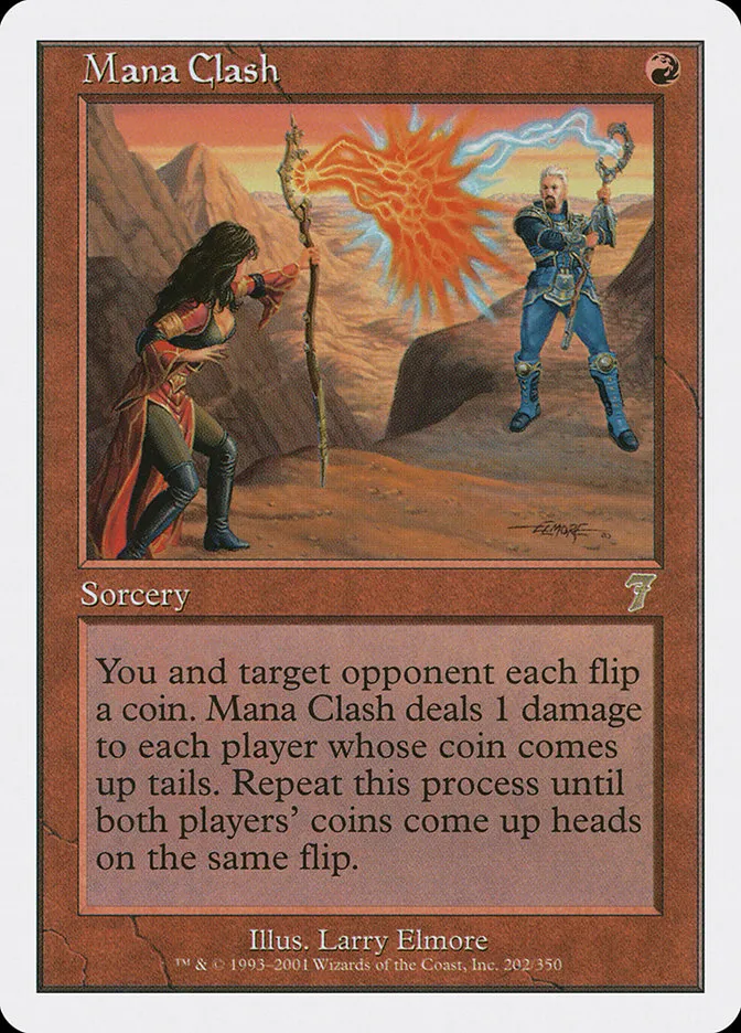 2001 Seventh Edition Mana Clash rare #202 rare card image