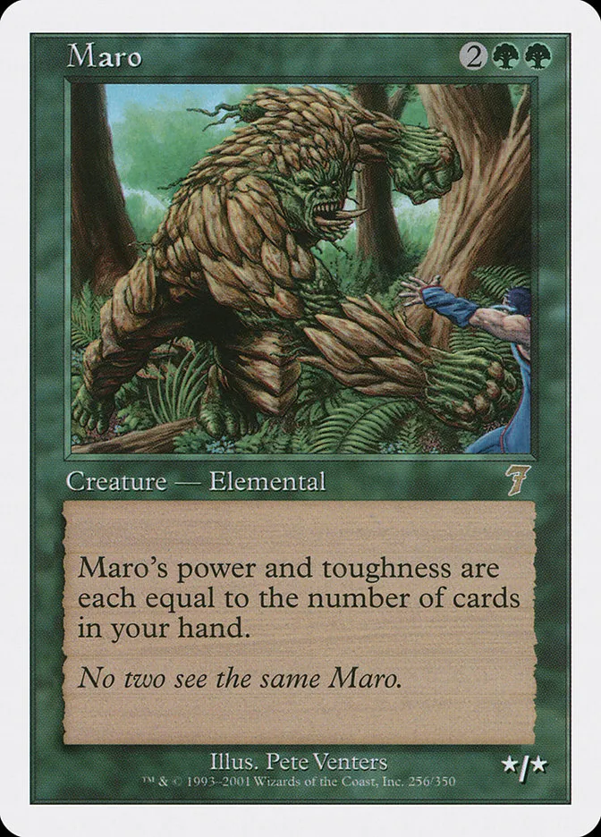 2001 Seventh Edition Maro rare #256 rare card image