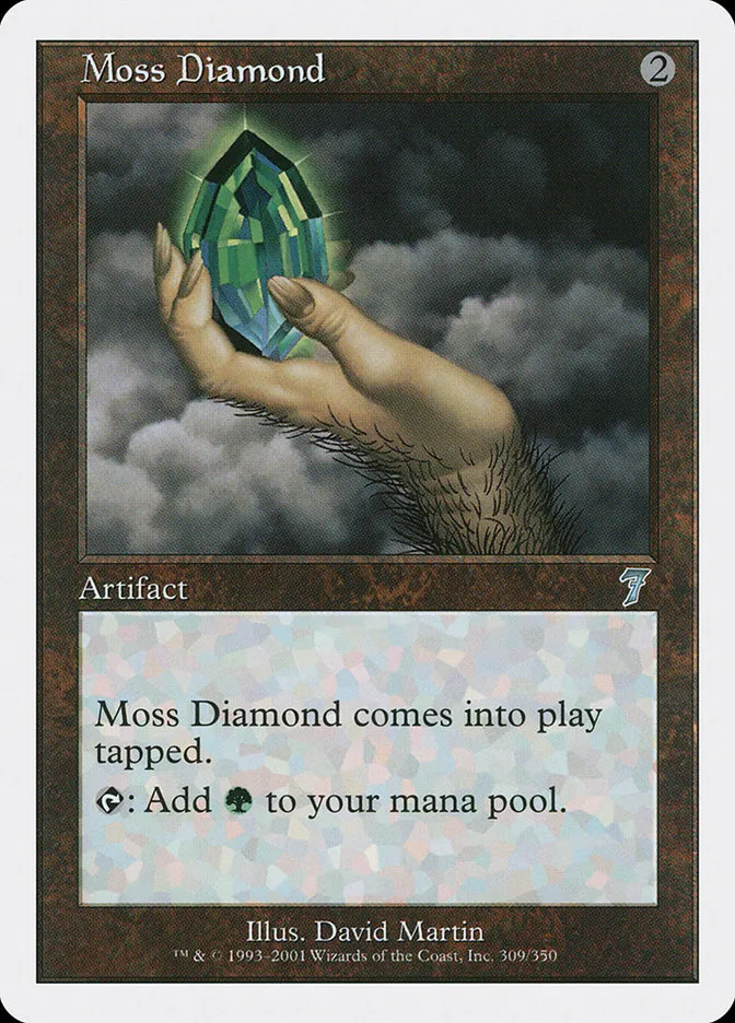 2001 Seventh Edition Moss Diamond uncommon #309 uncommon card image