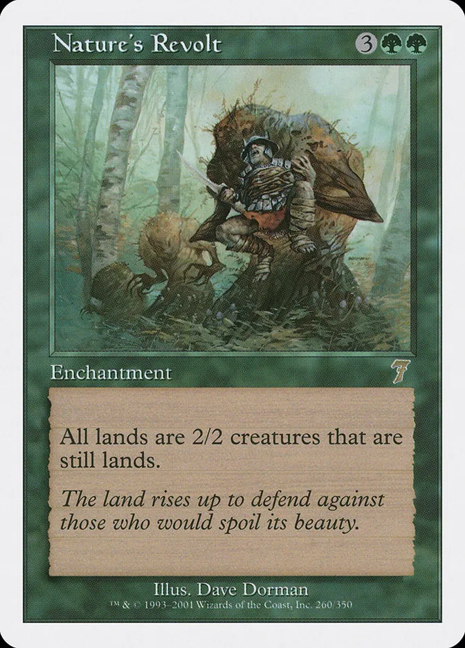 2001 Seventh Edition Nature's Revolt rare #260 rare card image
