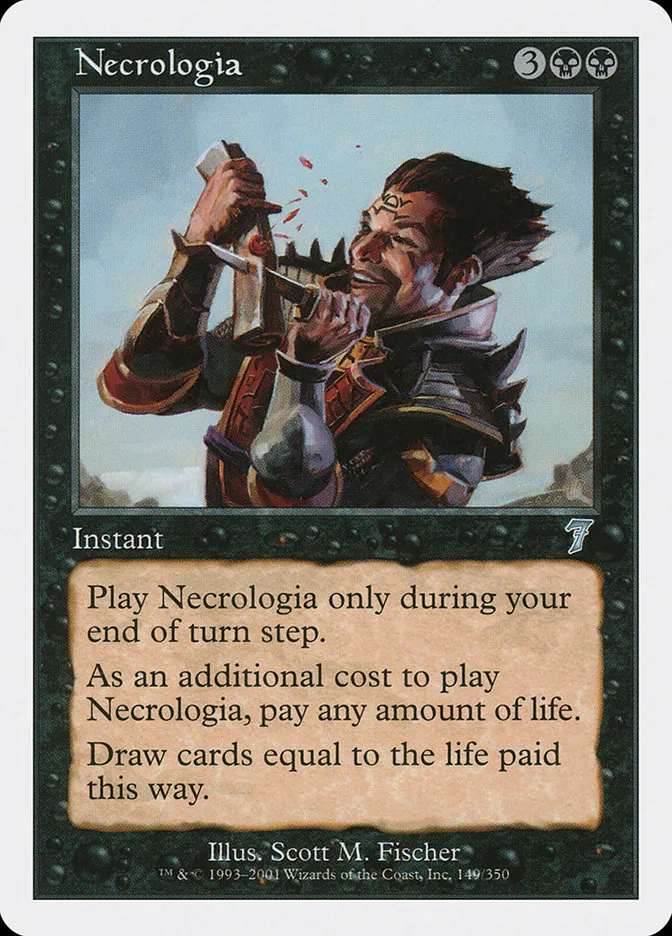 2001 Seventh Edition Necrologia uncommon #149 uncommon card image