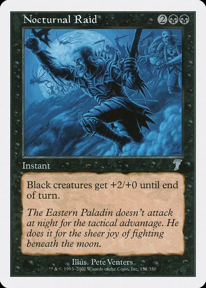 2001 Seventh Edition Nocturnal Raid uncommon #151 uncommon card image