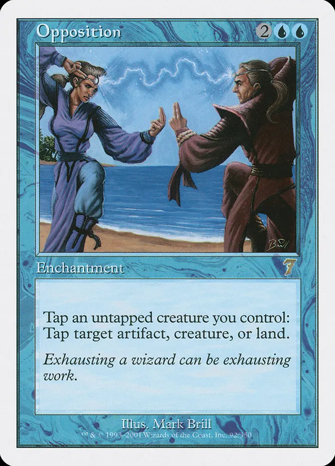 2001 Seventh Edition Opposition rare #92 rare card image