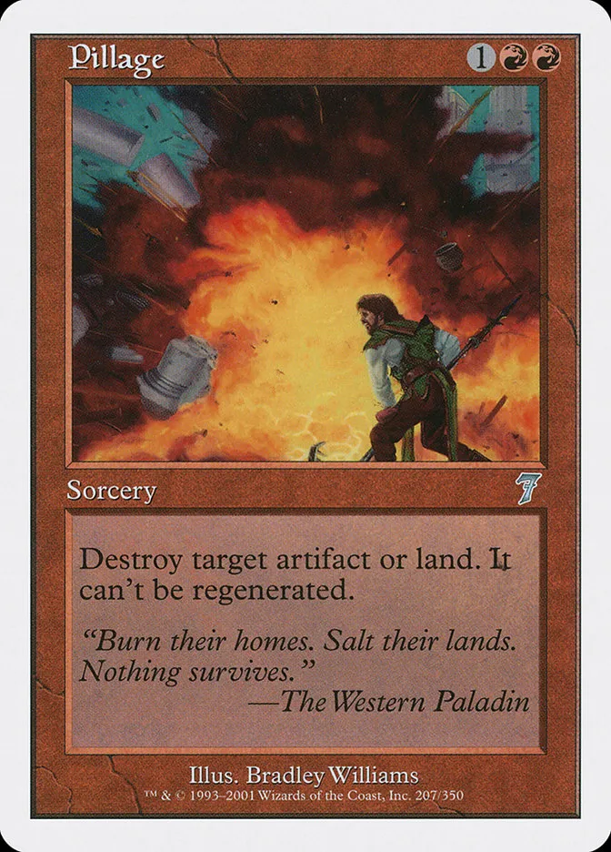 2001 Seventh Edition Pillage uncommon #207 uncommon card image