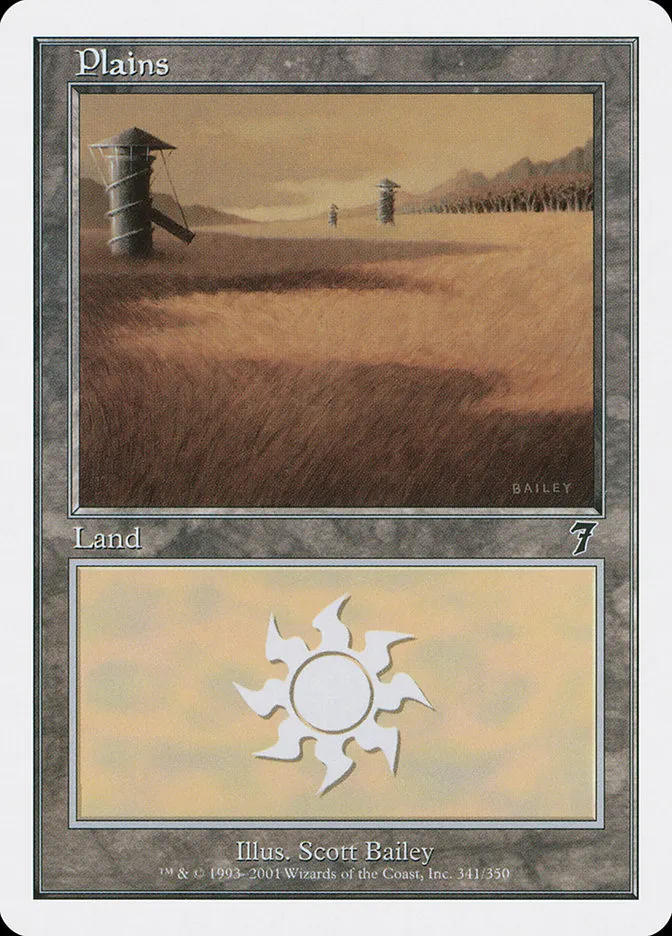 2001 Seventh Edition Plains common #341 common card image