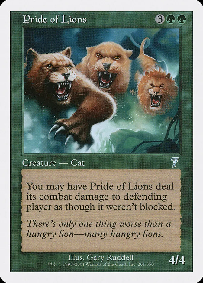 2001 Seventh Edition Pride of Lions uncommon #261 uncommon card image