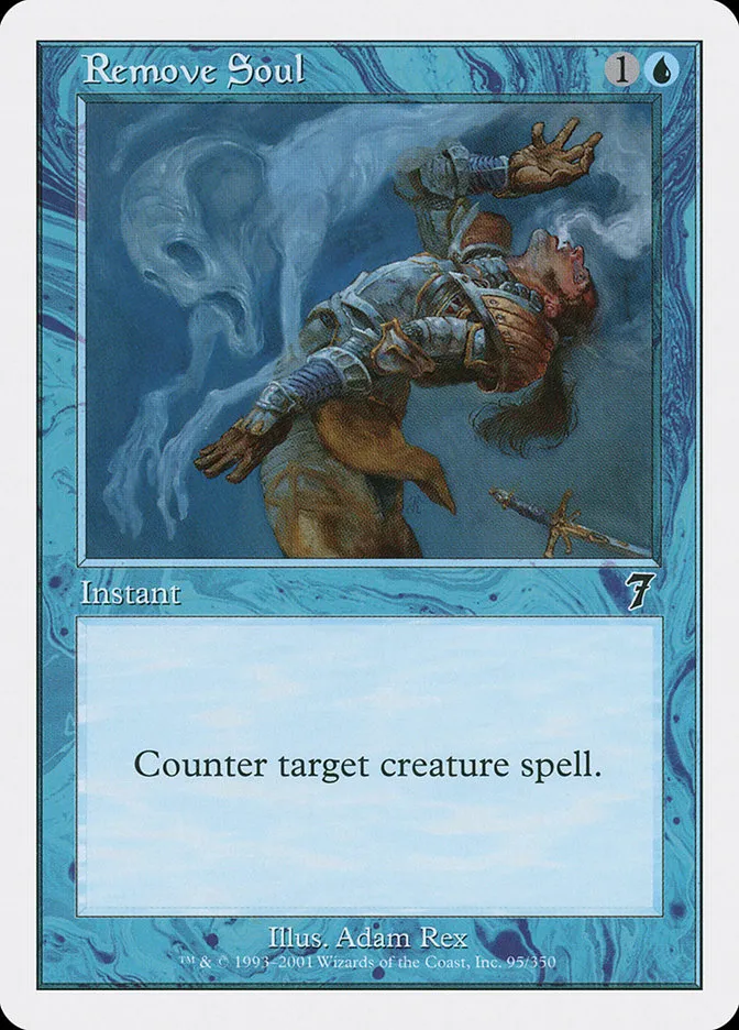 2001 Seventh Edition Remove Soul common #95 common card image