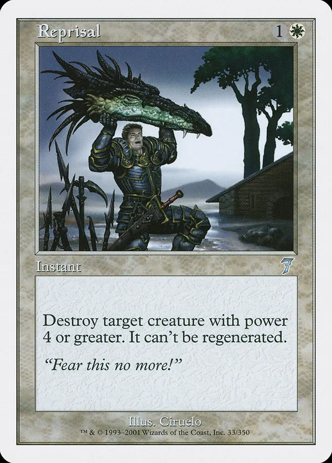 2001 Seventh Edition Reprisal uncommon #33 uncommon card image